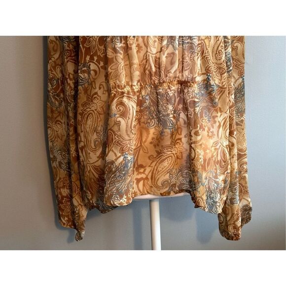 George Sheer Blouse, size XL - Picture 2 of 10